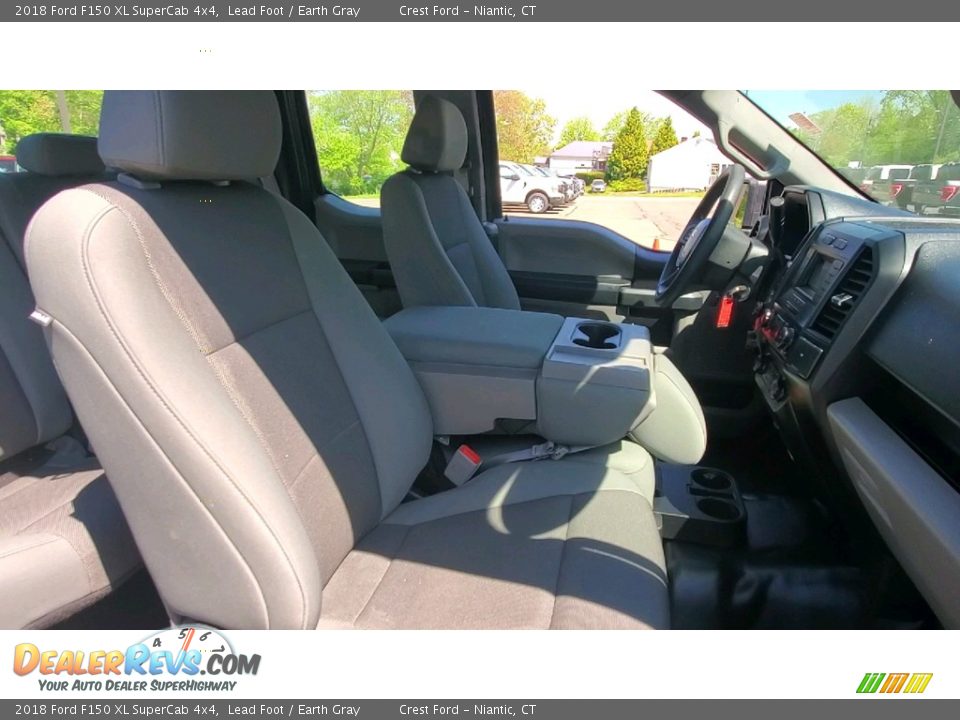 2018 Ford F150 XL SuperCab 4x4 Lead Foot / Earth Gray Photo #23
