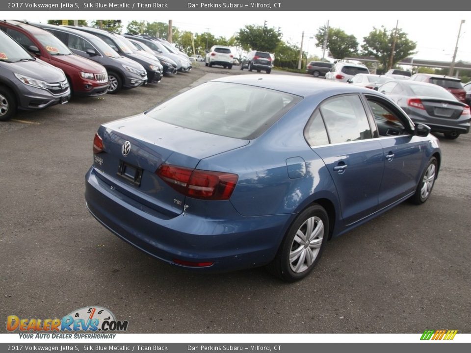 2017 Volkswagen Jetta S Silk Blue Metallic / Titan Black Photo #5