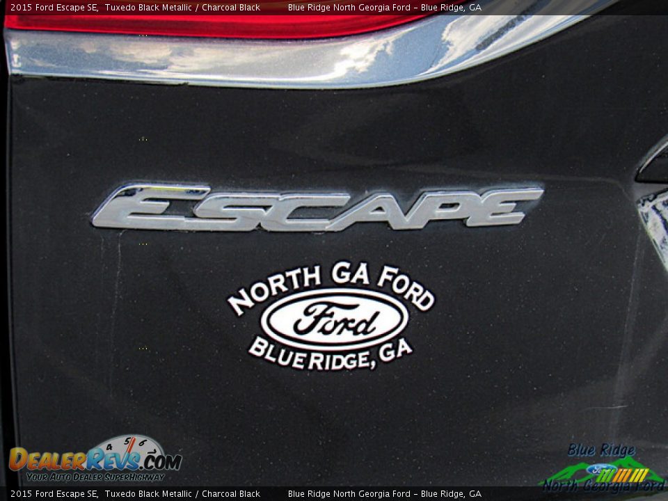 2015 Ford Escape SE Tuxedo Black Metallic / Charcoal Black Photo #29