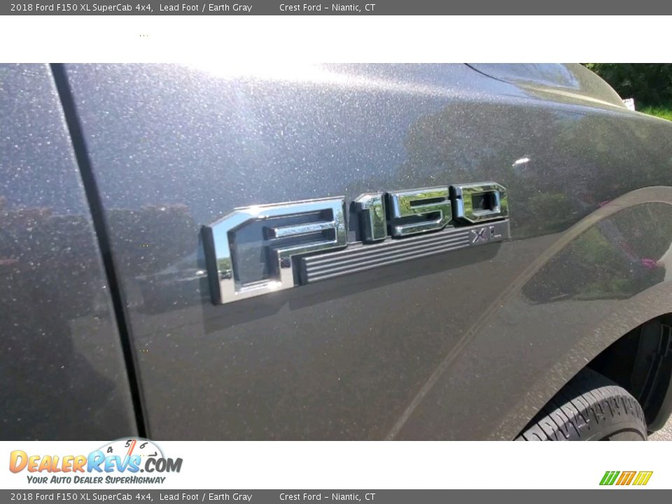 2018 Ford F150 XL SuperCab 4x4 Lead Foot / Earth Gray Photo #25