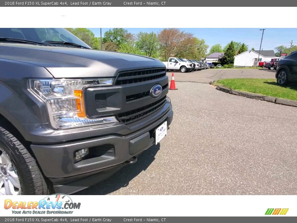 2018 Ford F150 XL SuperCab 4x4 Lead Foot / Earth Gray Photo #27