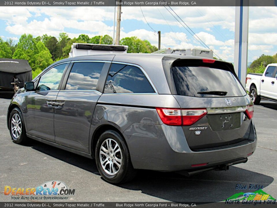 2012 Honda Odyssey EX-L Smoky Topaz Metallic / Truffle Photo #3