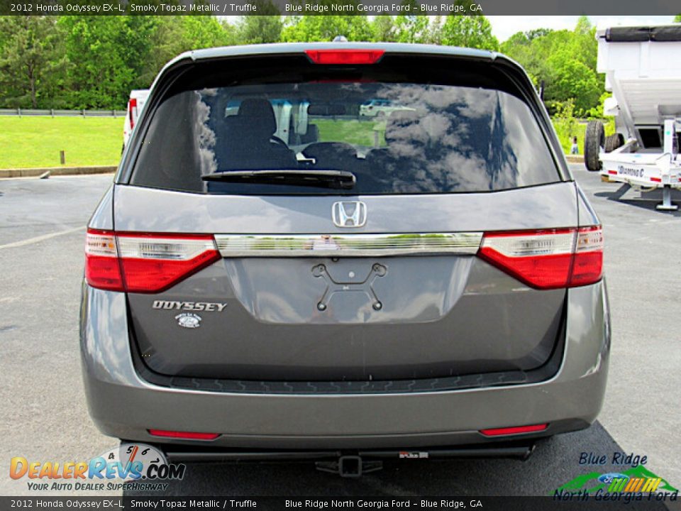2012 Honda Odyssey EX-L Smoky Topaz Metallic / Truffle Photo #4