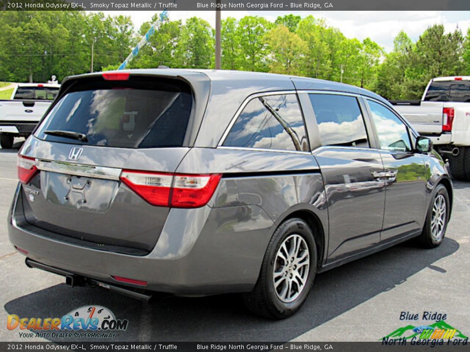 2012 Honda Odyssey EX-L Smoky Topaz Metallic / Truffle Photo #5