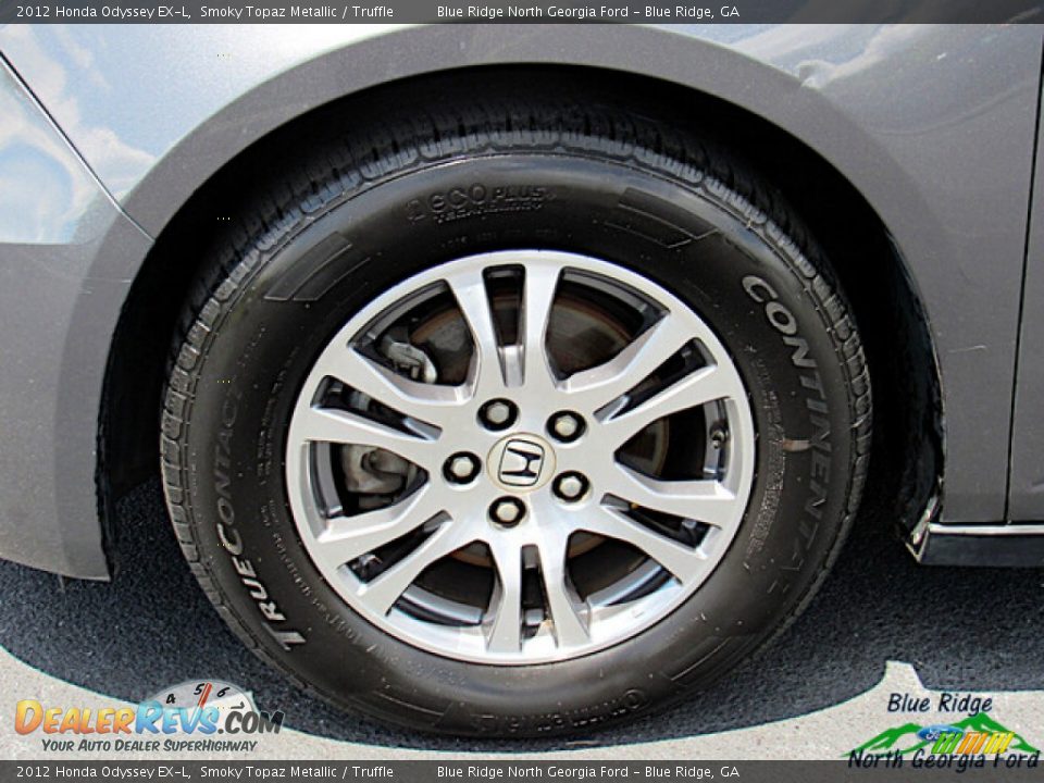 2012 Honda Odyssey EX-L Smoky Topaz Metallic / Truffle Photo #9