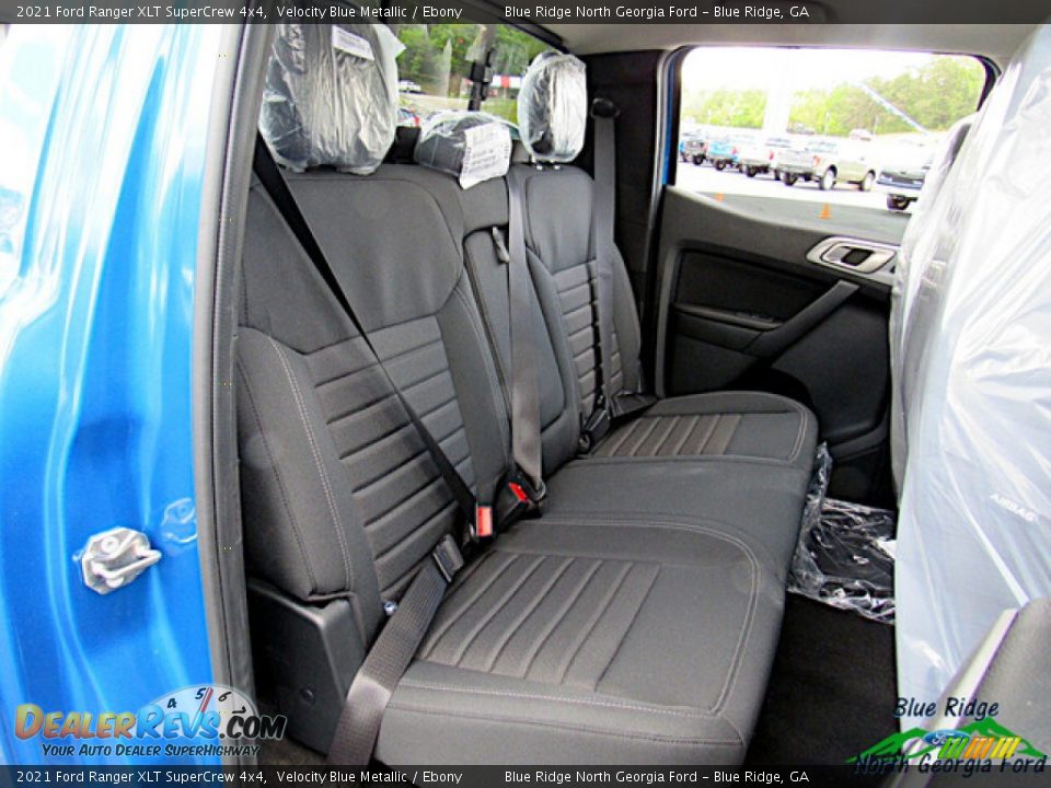 2021 Ford Ranger XLT SuperCrew 4x4 Velocity Blue Metallic / Ebony Photo #13