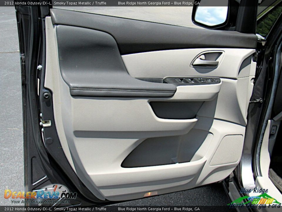 2012 Honda Odyssey EX-L Smoky Topaz Metallic / Truffle Photo #10