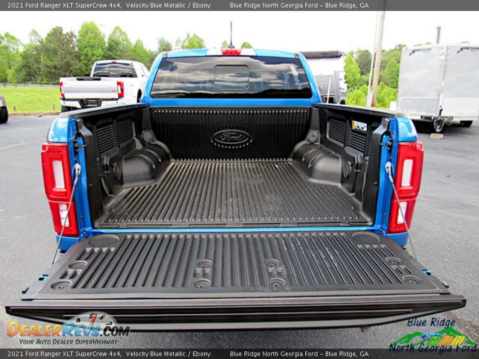 2021 Ford Ranger XLT SuperCrew 4x4 Velocity Blue Metallic / Ebony Photo #14