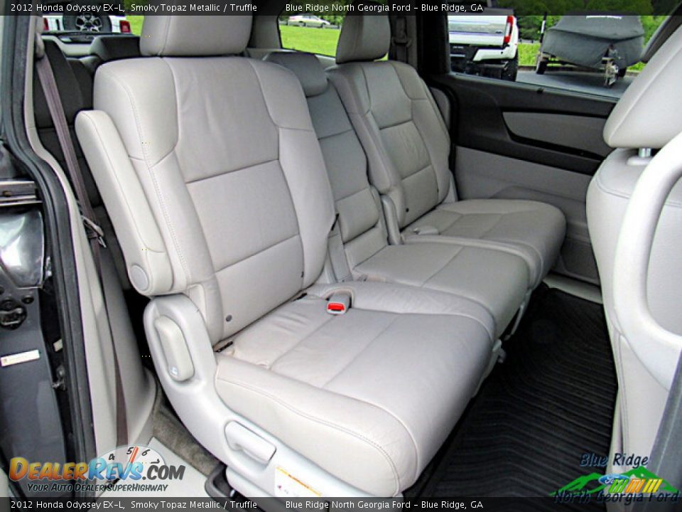 2012 Honda Odyssey EX-L Smoky Topaz Metallic / Truffle Photo #13