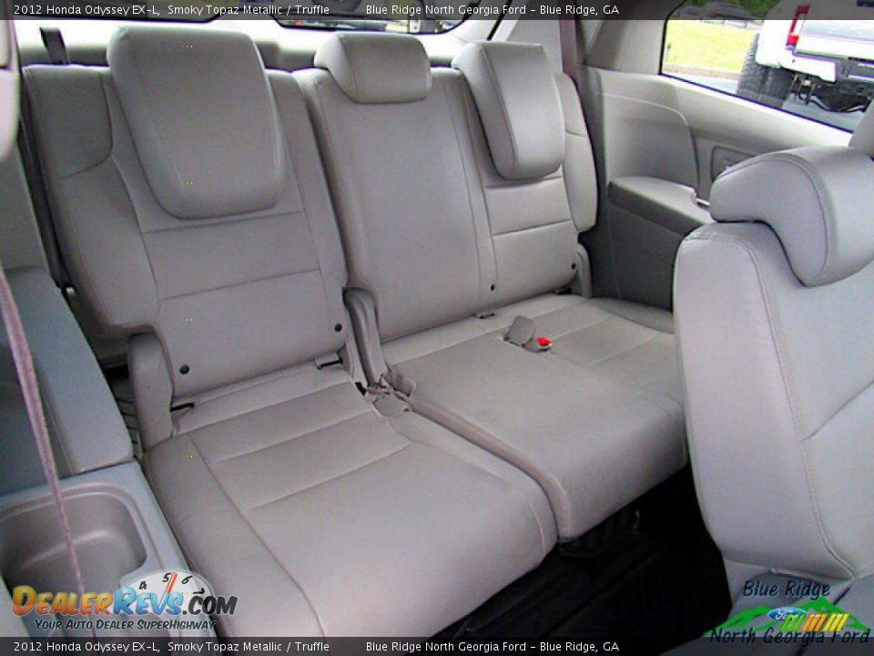 2012 Honda Odyssey EX-L Smoky Topaz Metallic / Truffle Photo #14