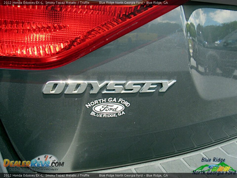 2012 Honda Odyssey EX-L Smoky Topaz Metallic / Truffle Photo #30