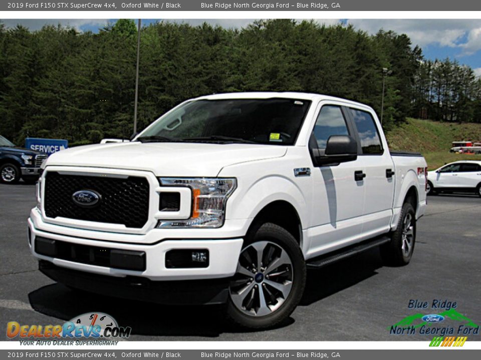 2019 Ford F150 STX SuperCrew 4x4 Oxford White / Black Photo #1