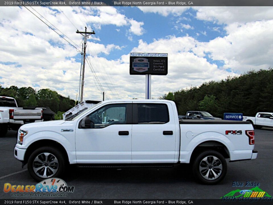 2019 Ford F150 STX SuperCrew 4x4 Oxford White / Black Photo #2