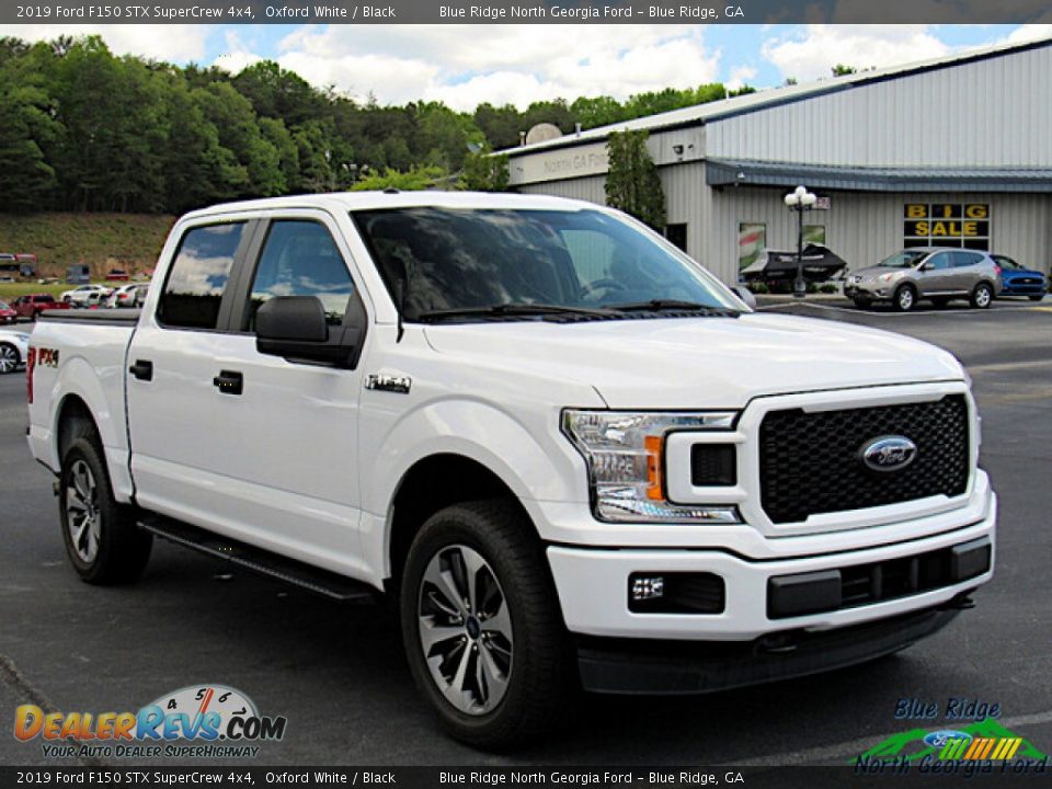 2019 Ford F150 STX SuperCrew 4x4 Oxford White / Black Photo #7