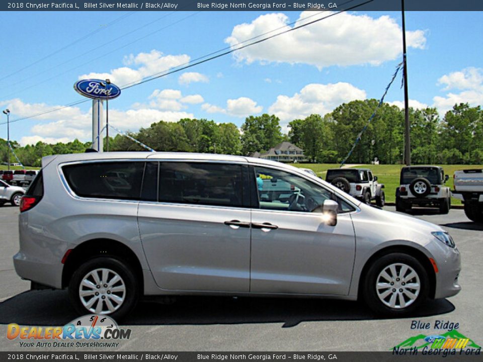 2018 Chrysler Pacifica L Billet Silver Metallic / Black/Alloy Photo #6