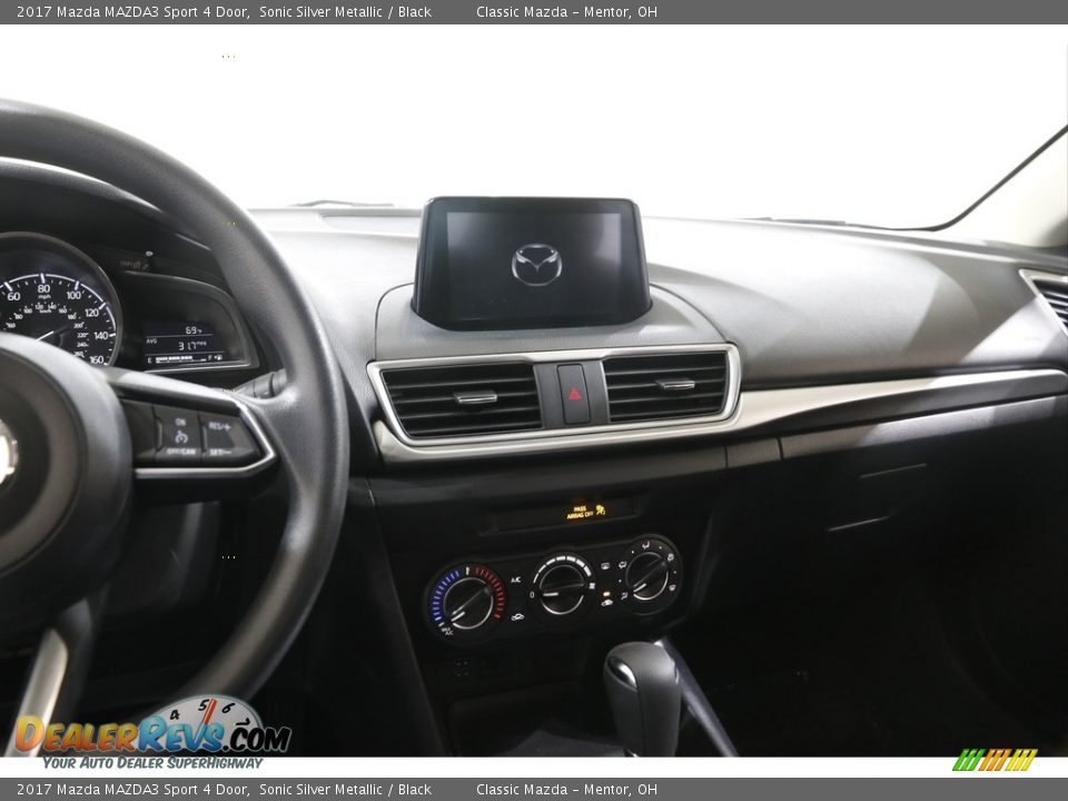 2017 Mazda MAZDA3 Sport 4 Door Sonic Silver Metallic / Black Photo #9