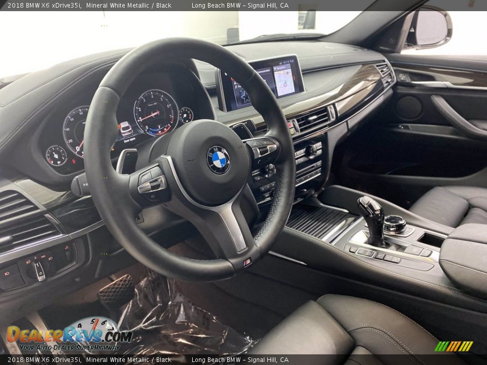 2018 BMW X6 xDrive35i Mineral White Metallic / Black Photo #16