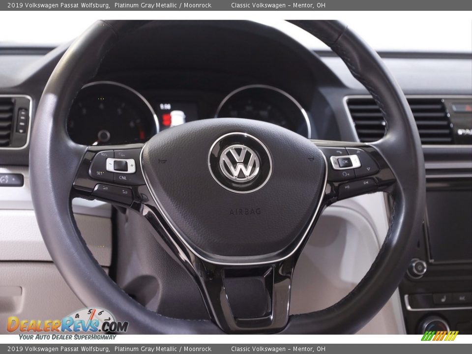 2019 Volkswagen Passat Wolfsburg Steering Wheel Photo #8