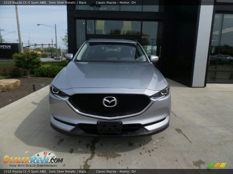 2018 Mazda CX-5 Sport AWD Sonic Silver Metallic / Black Photo #2