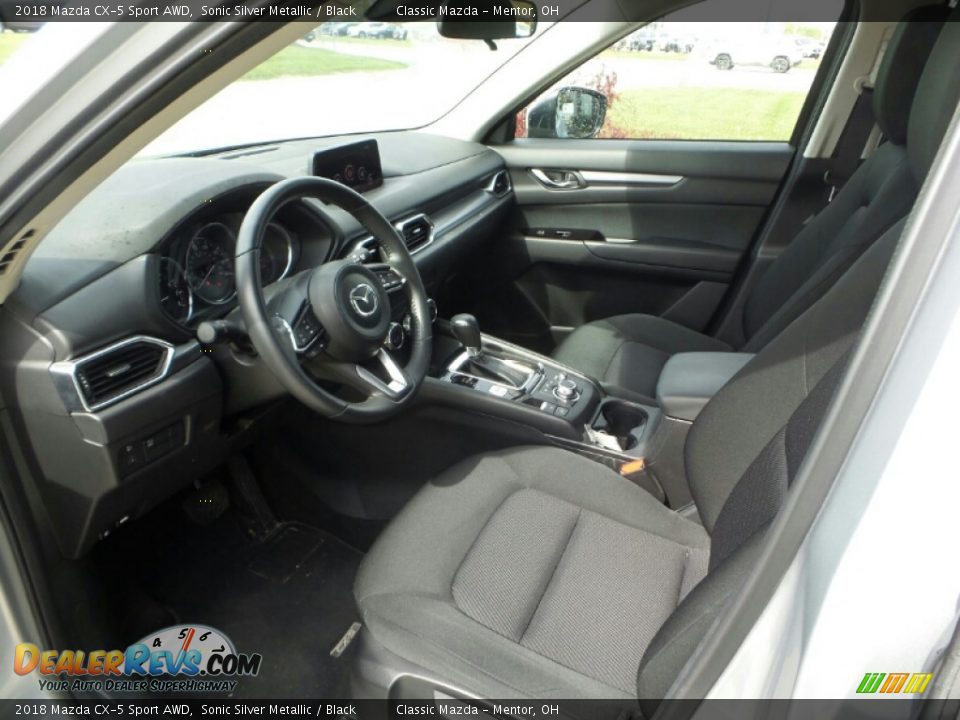 2018 Mazda CX-5 Sport AWD Sonic Silver Metallic / Black Photo #3