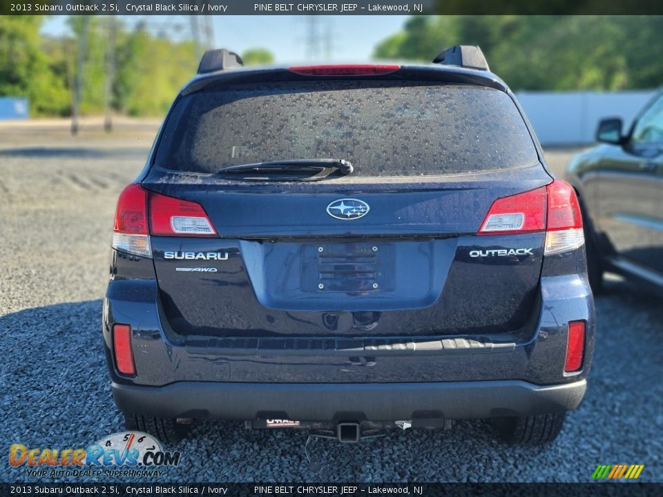 2013 Subaru Outback 2.5i Crystal Black Silica / Ivory Photo #4