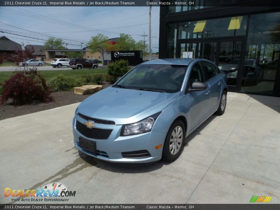 2011 Chevrolet Cruze LS Imperial Blue Metallic / Jet Black/Medium Titanium Photo #1