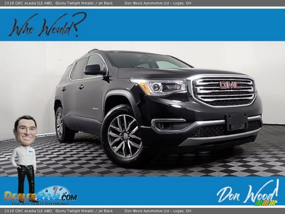 2018 GMC Acadia SLE AWD Ebony Twilight Metallic / Jet Black Photo #1