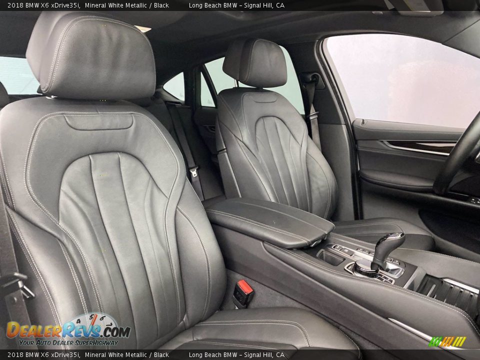 2018 BMW X6 xDrive35i Mineral White Metallic / Black Photo #34