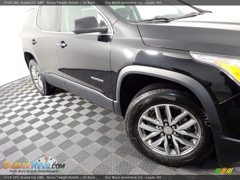 2018 GMC Acadia SLE AWD Ebony Twilight Metallic / Jet Black Photo #4