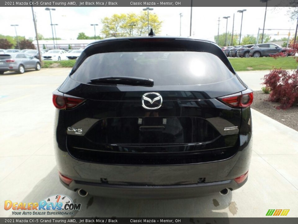 2021 Mazda CX-5 Grand Touring AWD Jet Black Mica / Black Photo #5