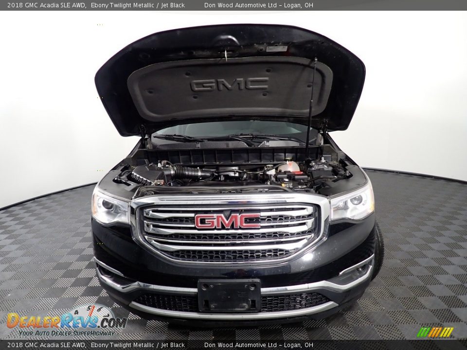 2018 GMC Acadia SLE AWD Ebony Twilight Metallic / Jet Black Photo #6