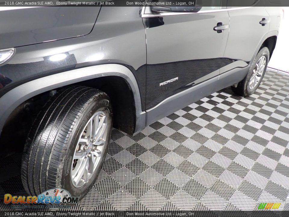 2018 GMC Acadia SLE AWD Ebony Twilight Metallic / Jet Black Photo #9