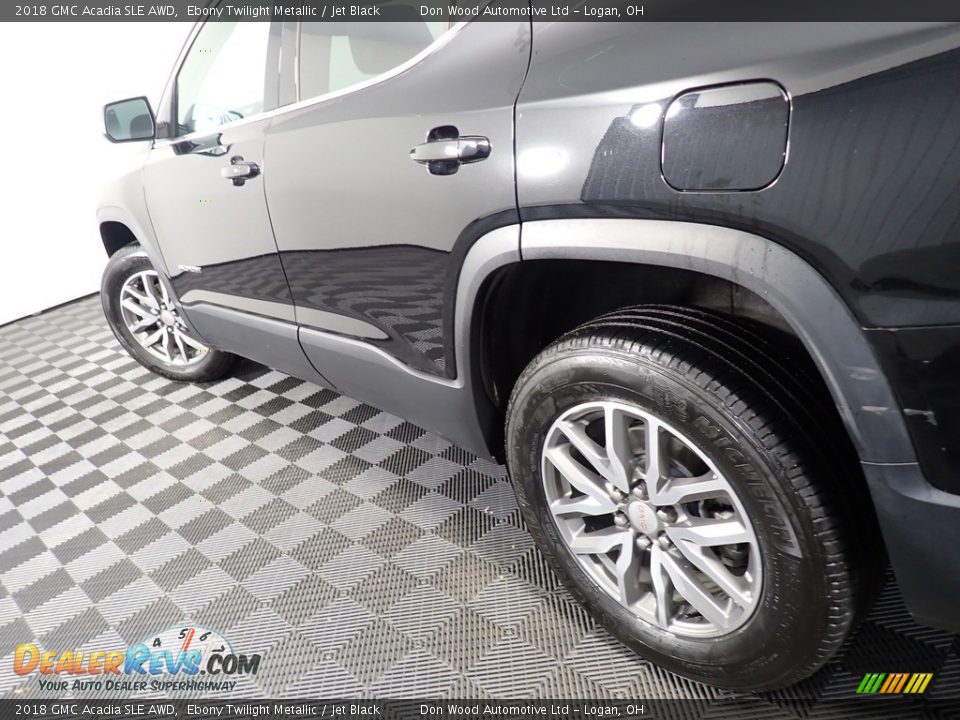2018 GMC Acadia SLE AWD Ebony Twilight Metallic / Jet Black Photo #10