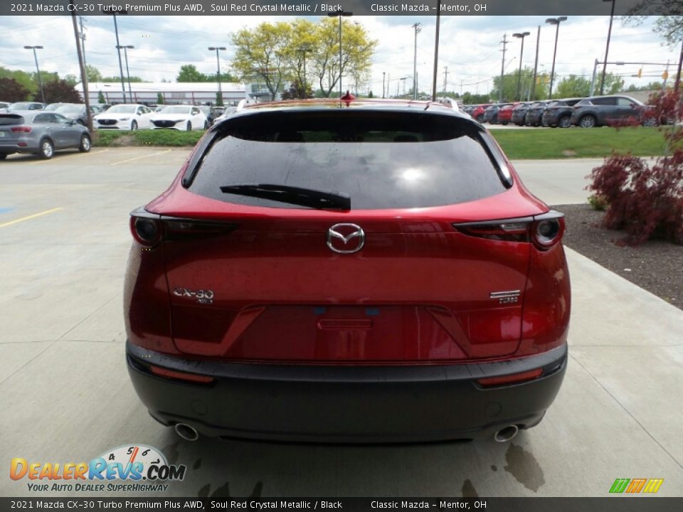 2021 Mazda CX-30 Turbo Premium Plus AWD Soul Red Crystal Metallic / Black Photo #5