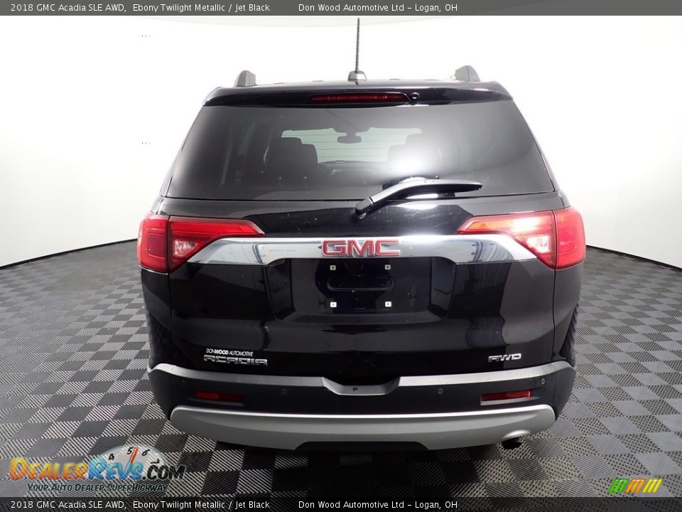 2018 GMC Acadia SLE AWD Ebony Twilight Metallic / Jet Black Photo #12