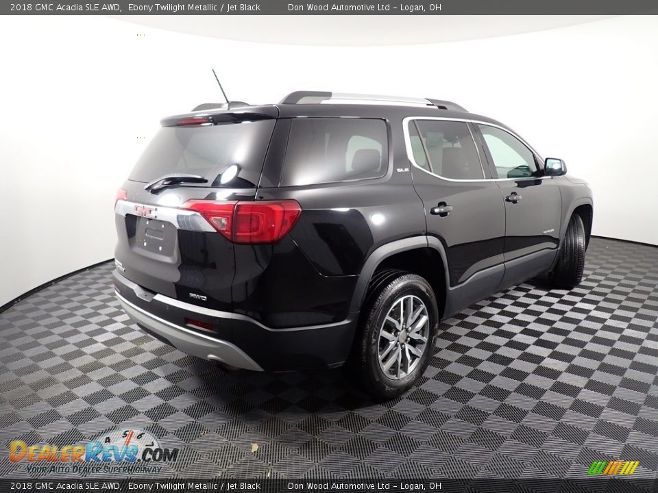 2018 GMC Acadia SLE AWD Ebony Twilight Metallic / Jet Black Photo #18