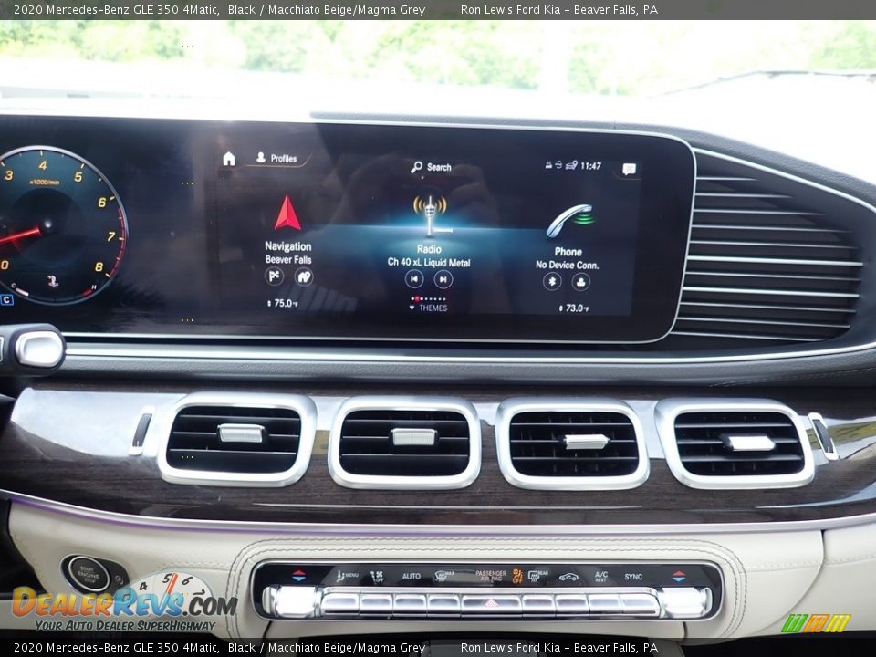 2020 Mercedes-Benz GLE 350 4Matic Black / Macchiato Beige/Magma Grey Photo #17