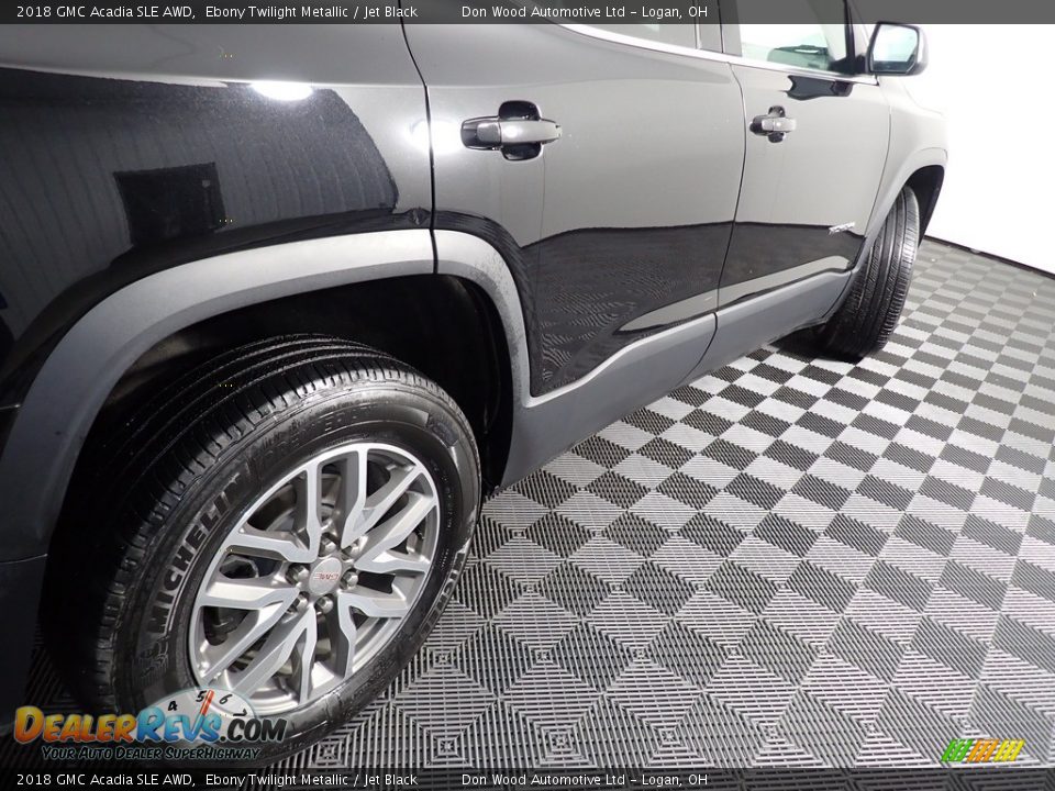 2018 GMC Acadia SLE AWD Ebony Twilight Metallic / Jet Black Photo #19
