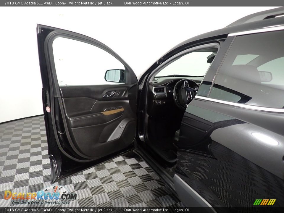 2018 GMC Acadia SLE AWD Ebony Twilight Metallic / Jet Black Photo #21