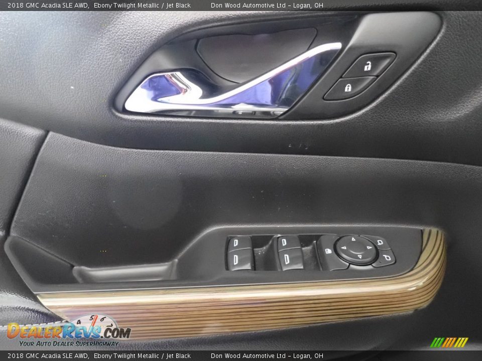 2018 GMC Acadia SLE AWD Ebony Twilight Metallic / Jet Black Photo #22