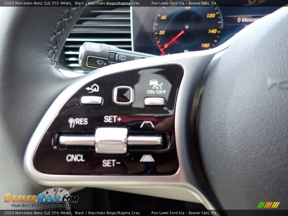 2020 Mercedes-Benz GLE 350 4Matic Black / Macchiato Beige/Magma Grey Photo #22