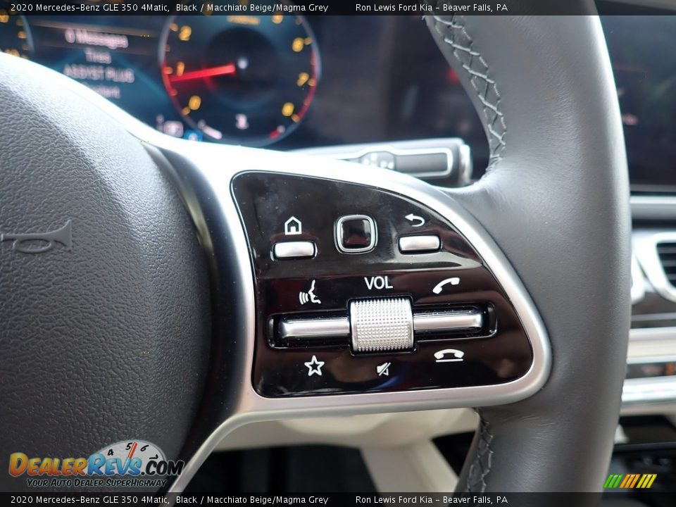 2020 Mercedes-Benz GLE 350 4Matic Black / Macchiato Beige/Magma Grey Photo #23