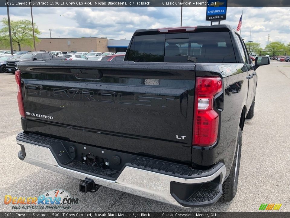 2021 Chevrolet Silverado 1500 LT Crew Cab 4x4 Mosaic Black Metallic / Jet Black Photo #3