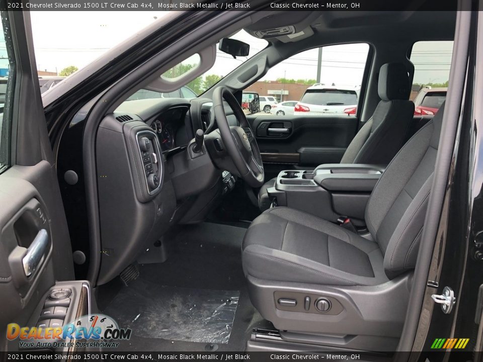 2021 Chevrolet Silverado 1500 LT Crew Cab 4x4 Mosaic Black Metallic / Jet Black Photo #5