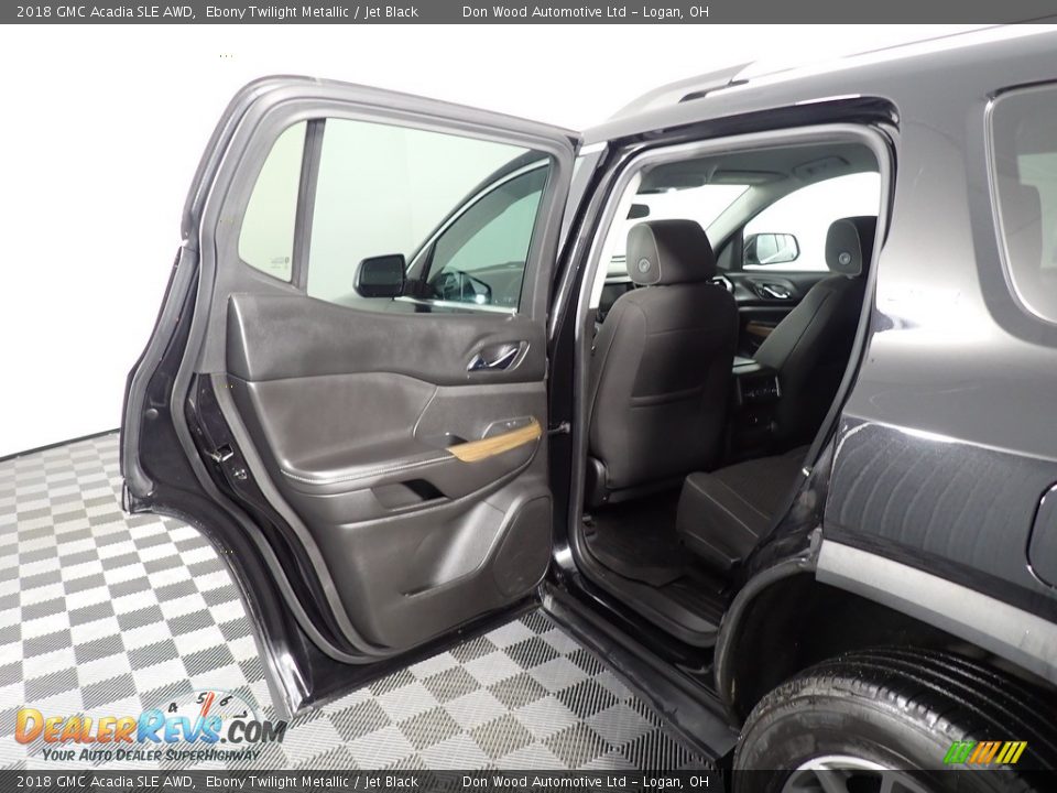 2018 GMC Acadia SLE AWD Ebony Twilight Metallic / Jet Black Photo #27