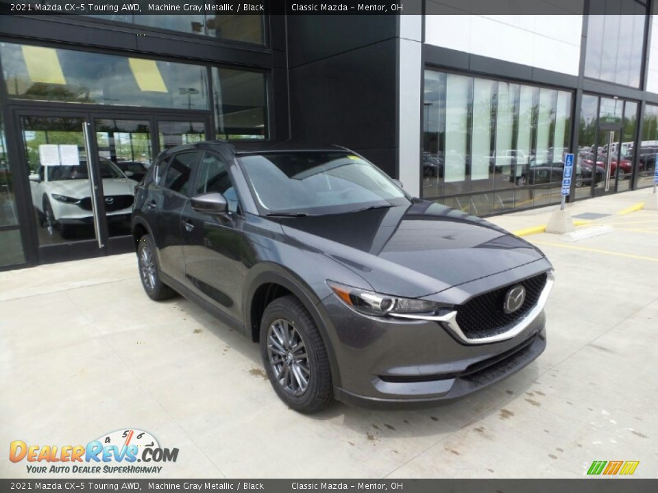 2021 Mazda CX-5 Touring AWD Machine Gray Metallic / Black Photo #1