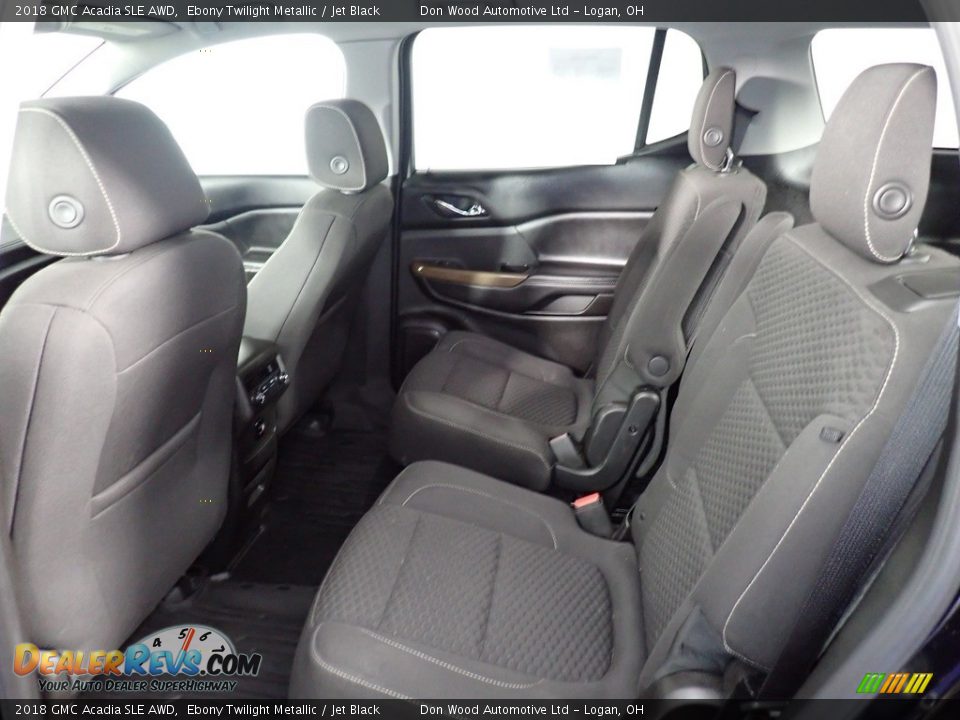 2018 GMC Acadia SLE AWD Ebony Twilight Metallic / Jet Black Photo #28