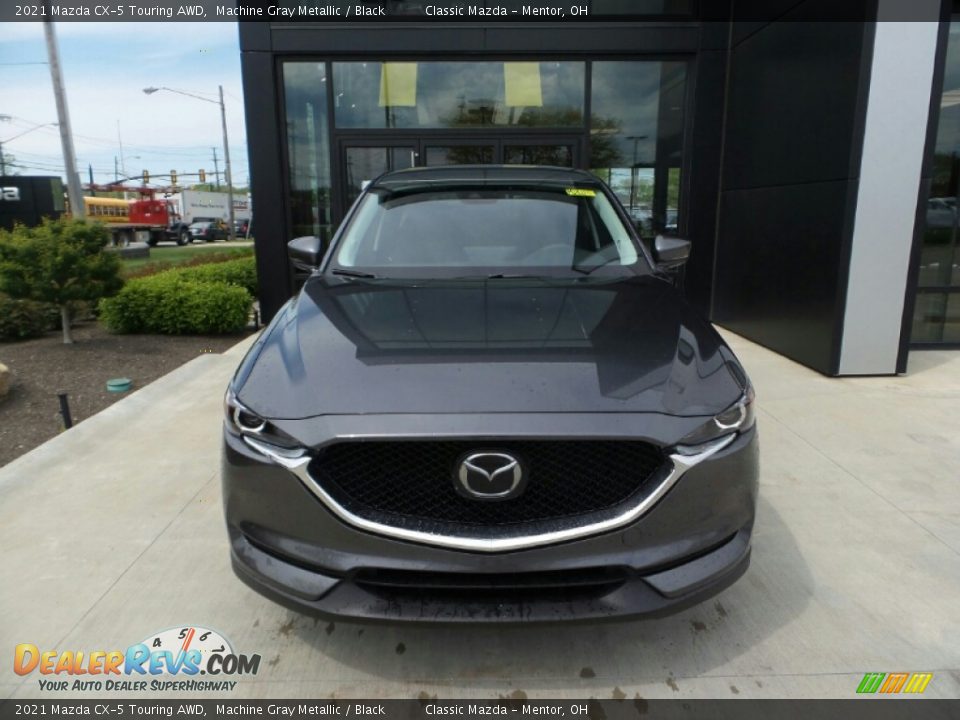 2021 Mazda CX-5 Touring AWD Machine Gray Metallic / Black Photo #2