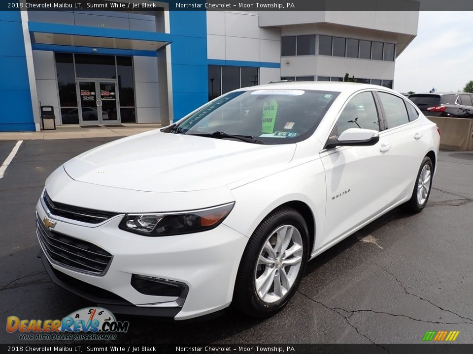 2018 Chevrolet Malibu LT Summit White / Jet Black Photo #2