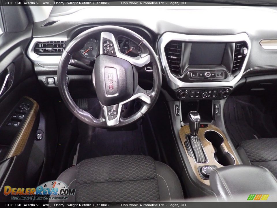 2018 GMC Acadia SLE AWD Ebony Twilight Metallic / Jet Black Photo #30